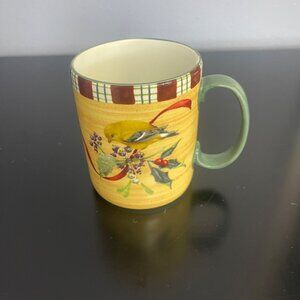 Lenox Winter Greetings Everyday Goldfinch Mug